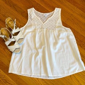 Bar III Ivory Top L